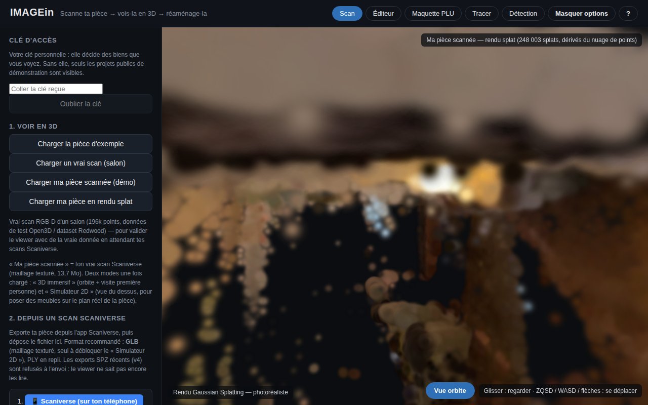 Départ de la visite en version scannée